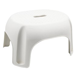 Itaplast Step Stool Plastic Single Step White